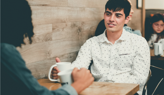 People sharing Coffee